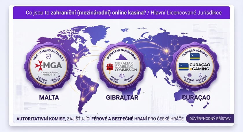 Co jsou to zahraniční online kasina?